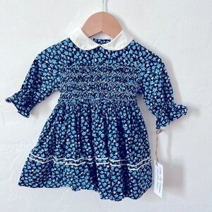 Vintage kids Polly Flinderss smocked dress